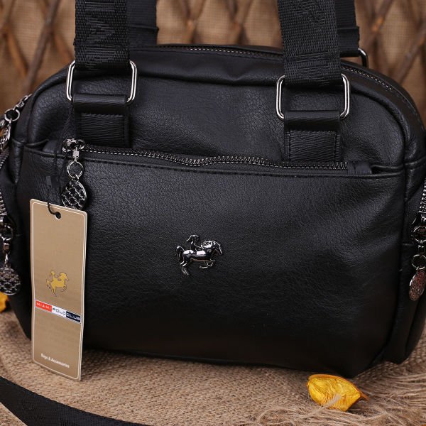 Miami Polo Günlük Siyah Çanta