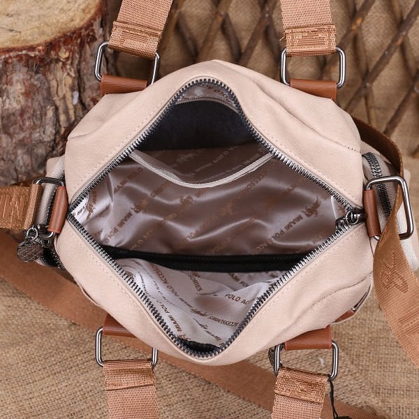 Miami Polo Günlük Bej Çanta