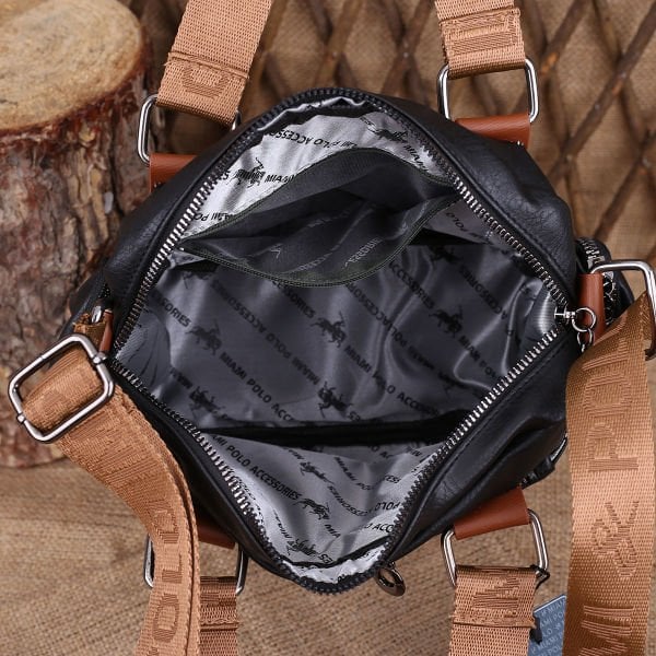 Miami Polo Günlük Siyah Çanta