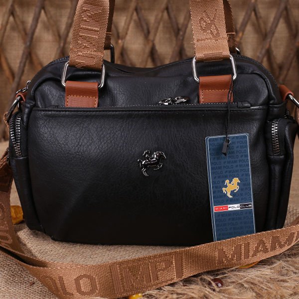 Miami Polo Günlük Siyah Çanta