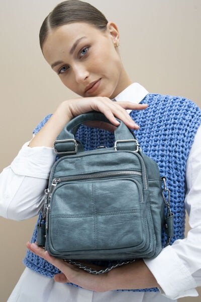 Matthew Cox Yeşil Hem Sırt Hem Yandan Asmalı Kadın Çanta