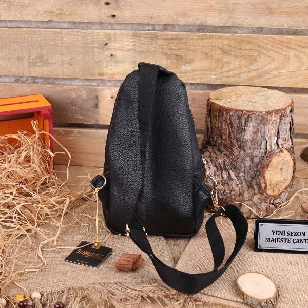 Sanmorris Siyah Body Bag Göğüs Çantası