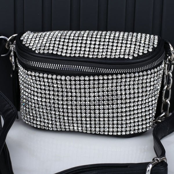 Ççs London Gümüş Küçük Boy Bel Çantası