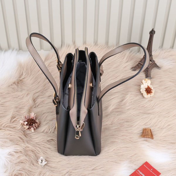 Sanmorris 3 Gözlü Siyah Vizon Kol Çantası