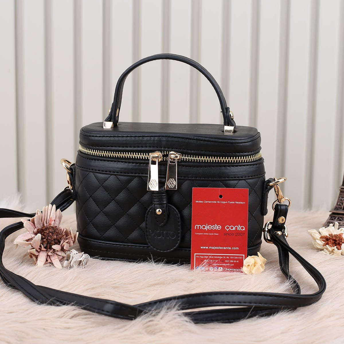 Siyah Kutu Model Yazlık Çanta