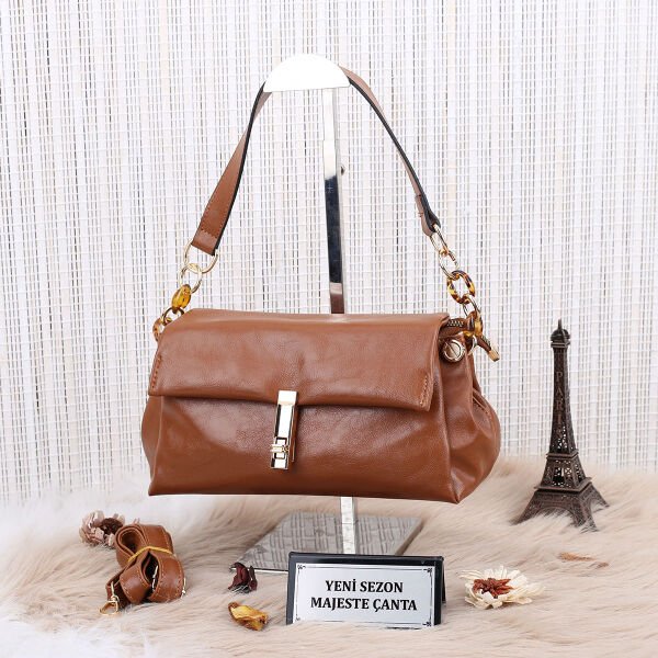 Motto Üç Gözlü Taba Hem Omuz Hem Yandan Asmalı Çanta