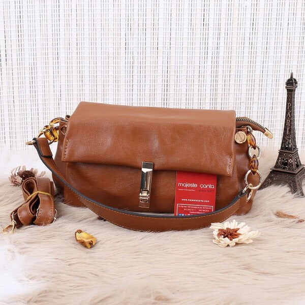 Motto Üç Gözlü Taba Hem Omuz Hem Yandan Asmalı Çanta