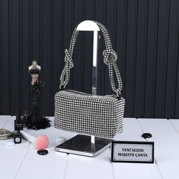Ççs London Taşlı Abiye Çanta