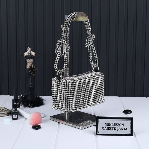 Ççs London Taşlı Abiye Çanta