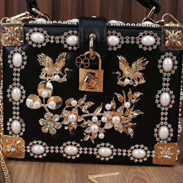 Ççs London Kutu Model Siyah Çanta