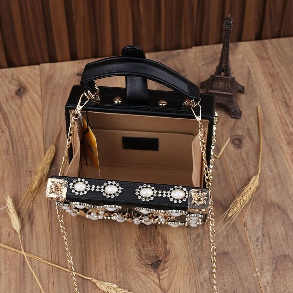 Ççs London Kutu Model Siyah Çanta