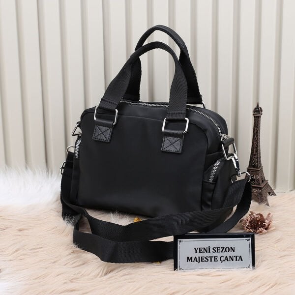 Sanmorris İmperteks Kumaş Siyah  Günlük Çanta