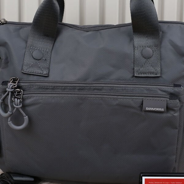 Sanmorris Yeni Sezon Koyu Gri Günlük Çanta