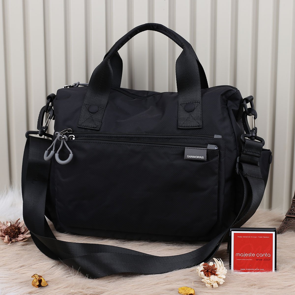 Sanmorris Yeni Sezon Siyah Günlük Çanta