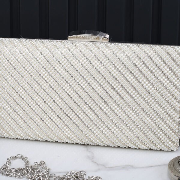 Majeste Yeni Sezon İncili Abiye Çanta