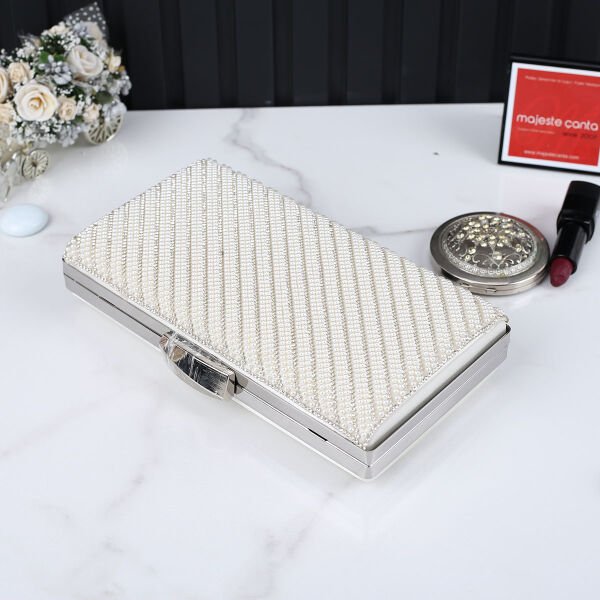 Majeste Yeni Sezon İncili Abiye Çanta