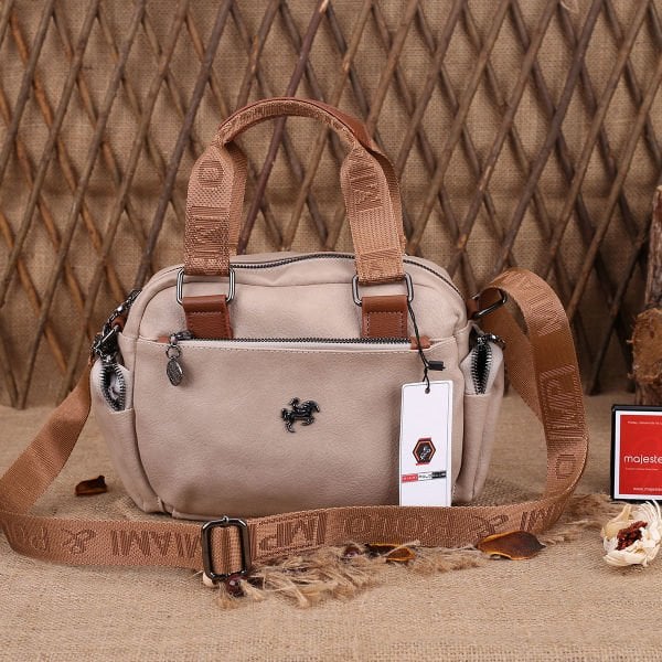 Miami Polo Günlük Bej Çanta