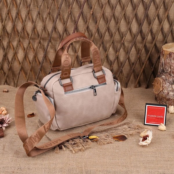 Miami Polo Günlük Bej Çanta