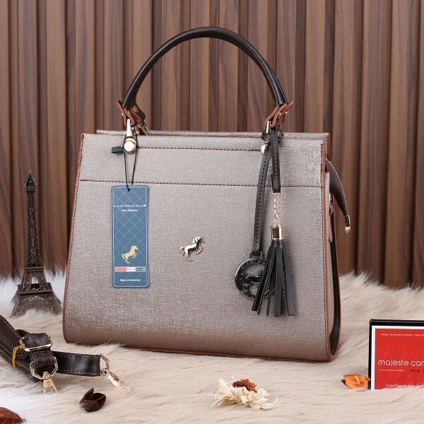 Miami Polo Bronz Üç Gözlü Kadın Çanta