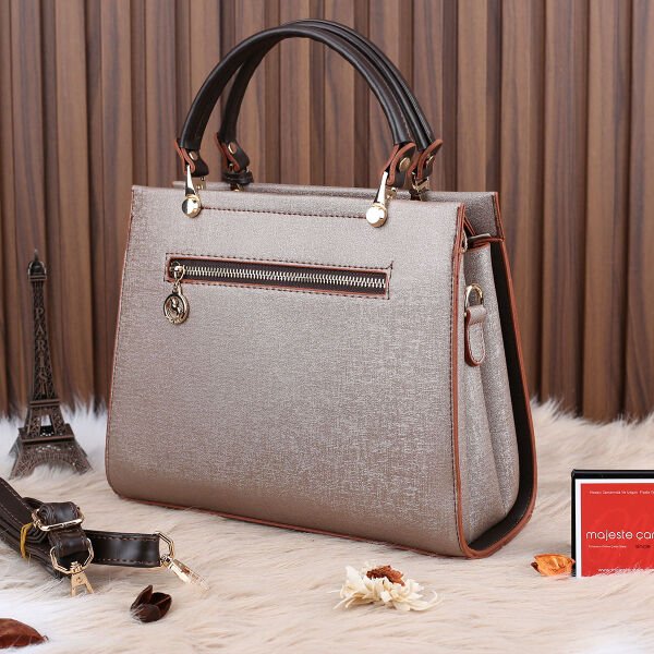 Miami Polo Bronz Üç Gözlü Kadın Çanta