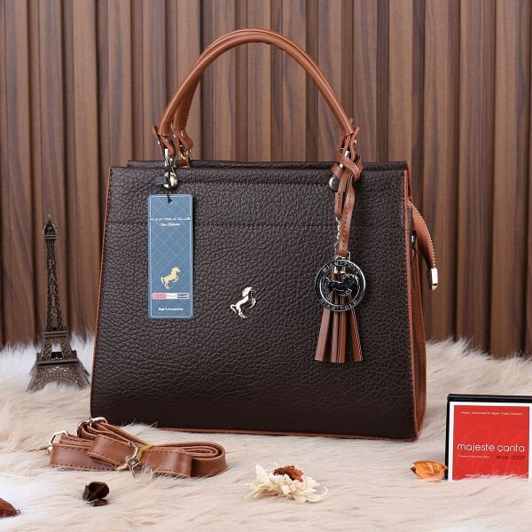 Miami Polo Kahverengi Üç Gözlü Kadın Çanta