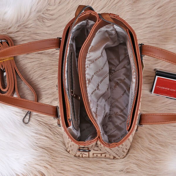 Miami Polo Çift Gözlü Vizon Çanta