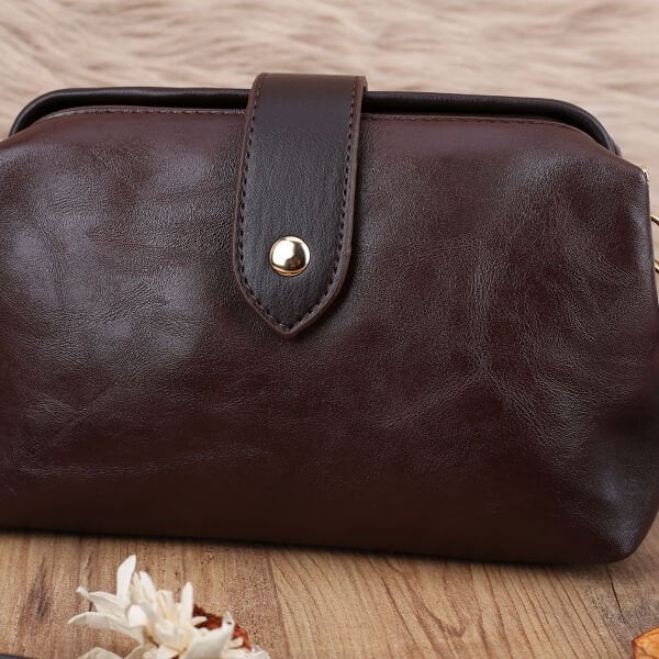 Yeni Sezon Kahverengi Yandan Asmalı Kadın Çanta