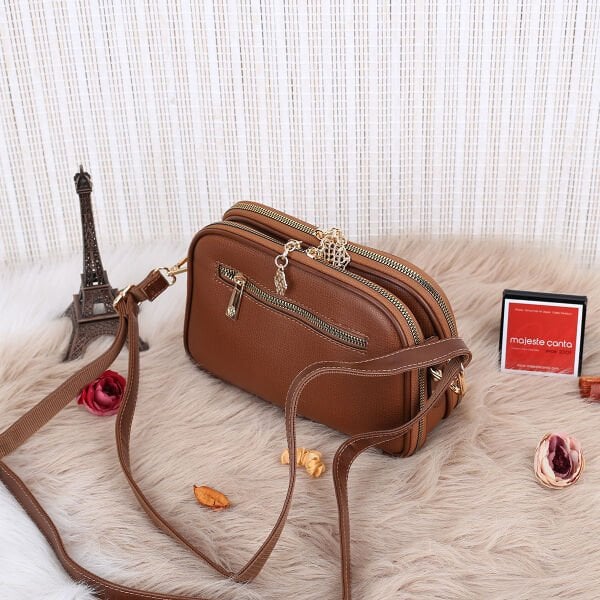 Motto 3 Gözlü Taba Yandan asmalı Kadın Çanta