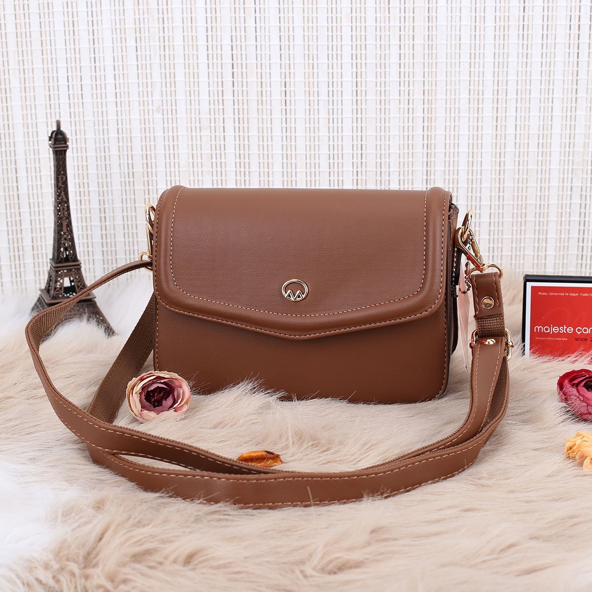 Motto Taba Yandan asmalı Kadın Çanta