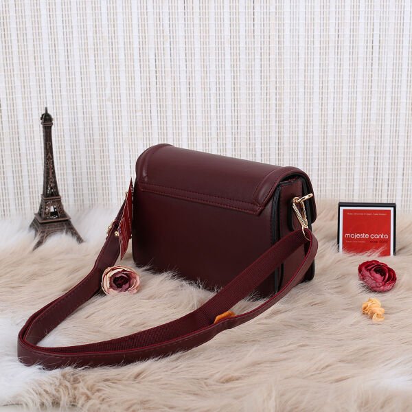 Motto Bordo Yandan asmalı Kadın Çanta