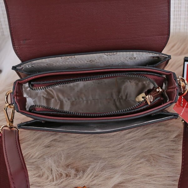 Motto Bordo Yandan asmalı Kadın Çanta