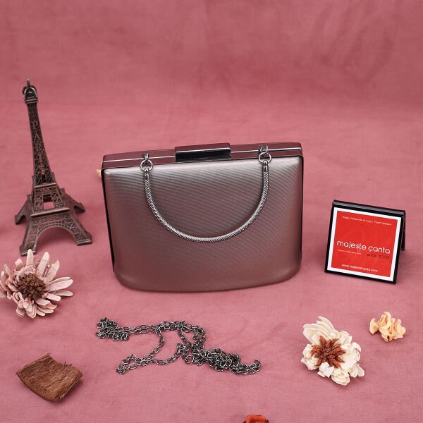 Füme Clutch Abiye Çanta