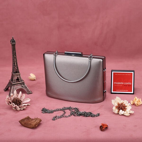 Füme Clutch Abiye Çanta