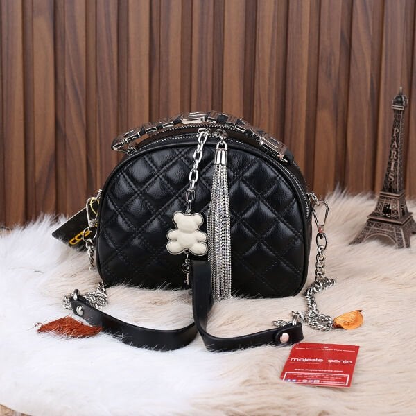 Ççs London Siyah Küçük Boy Kadın Çanta