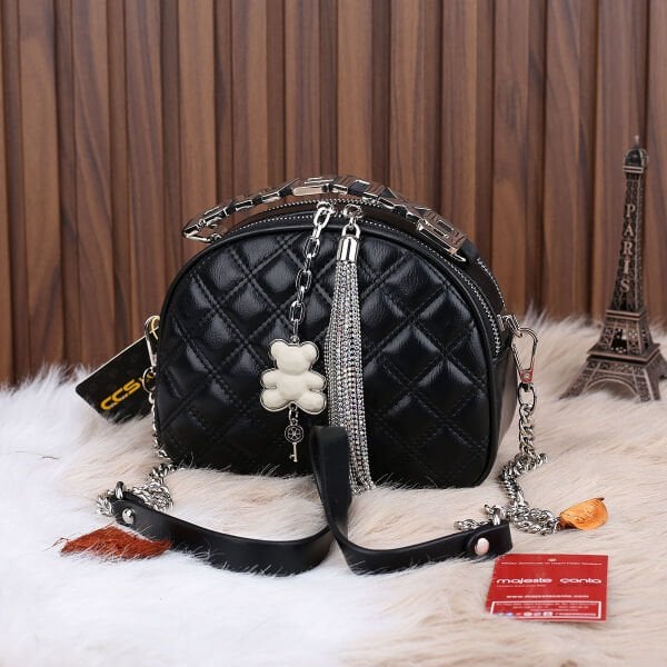 Ççs London Siyah Küçük Boy Kadın Çanta