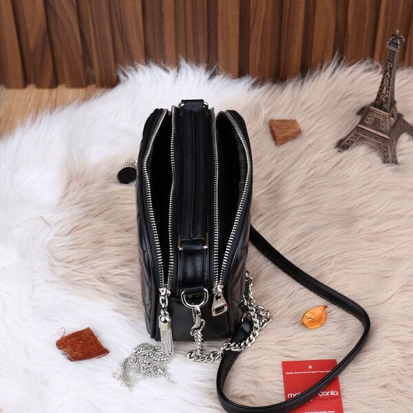 Ççs London Siyah Küçük Boy Yandan Asmalı Çanta