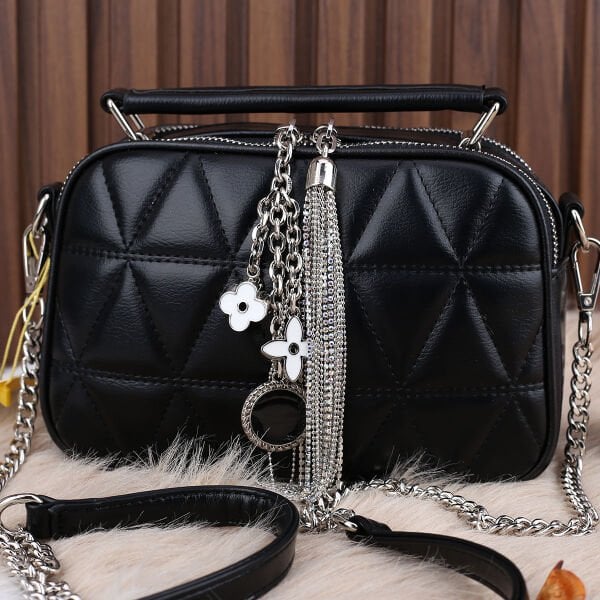 Ççs London Siyah Küçük Boy Yandan Asmalı Çanta