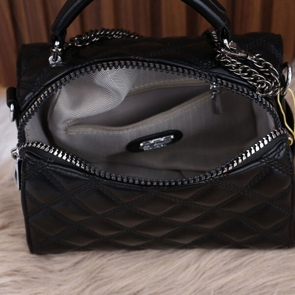 Ççs London Siyah Kapitone Kadın Çanta