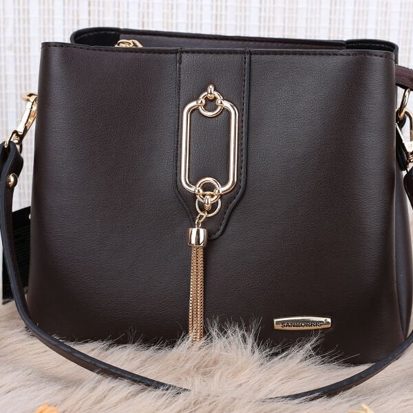 Sanmorris Kahverengi Hem Omuz Hem Yandan Asmalı Çanta