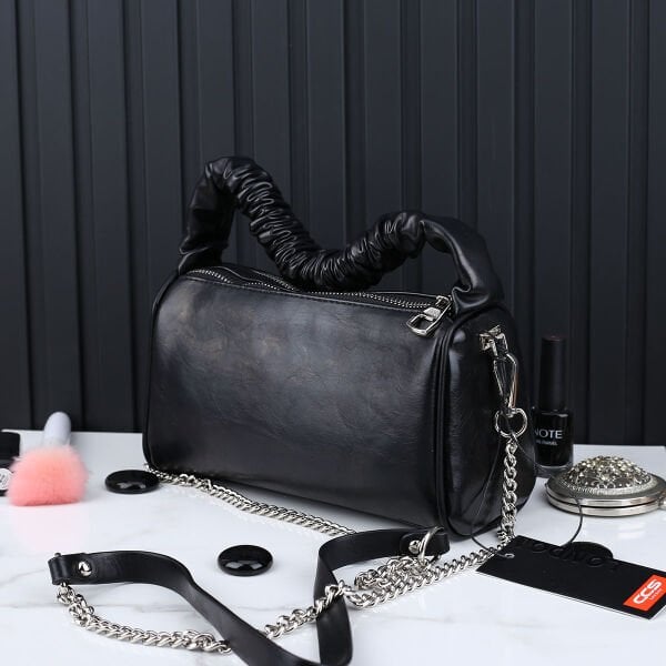 Ççs London Siyah Taşlı Kadın Çantası