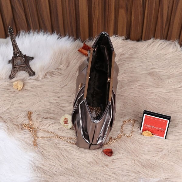 Bronz Hem Portföy Hem Yandan Asmalı Çanta