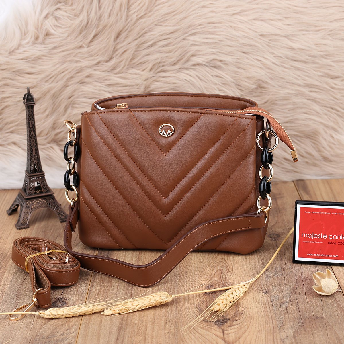 Motto Üç Gözlü Taba Çanta