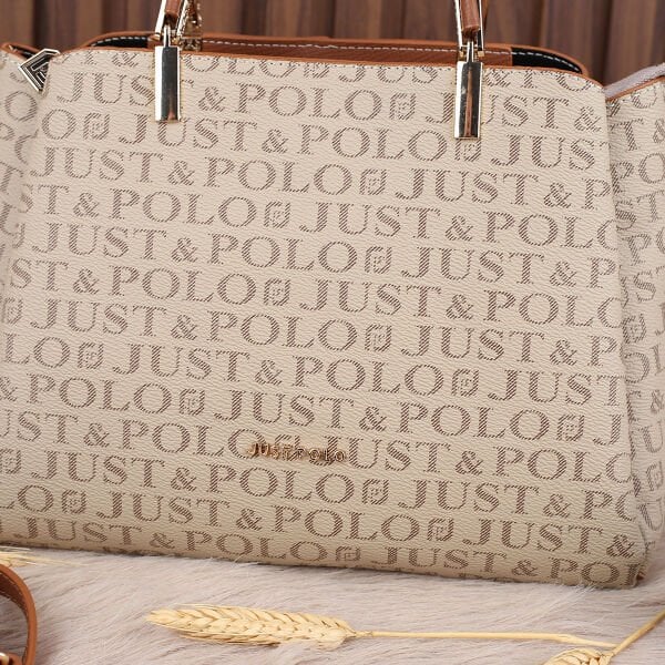 Just Polo Üç Gözlü Vizon Kadın Kol Çantası