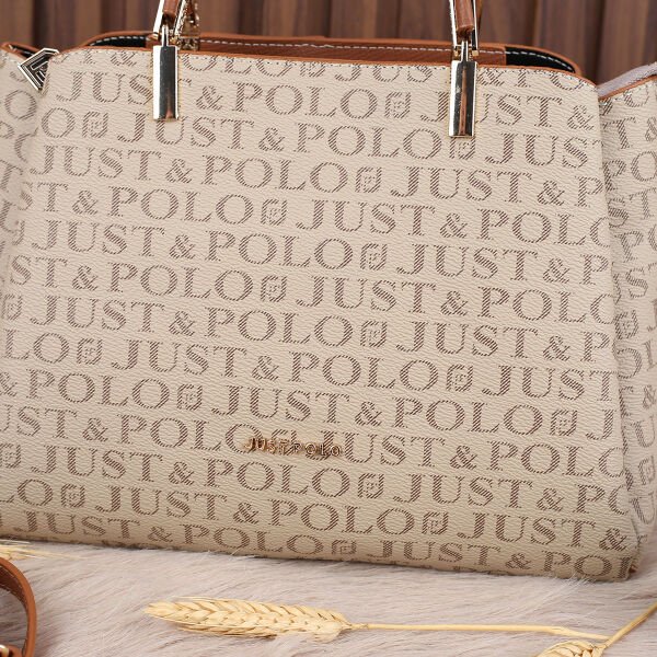 Just Polo Üç Gözlü Vizon Kadın Kol Çantası