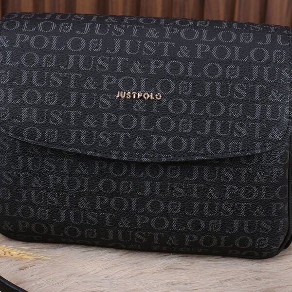 Just Polo Siyah Yandan Asmalı Kadın Çanta