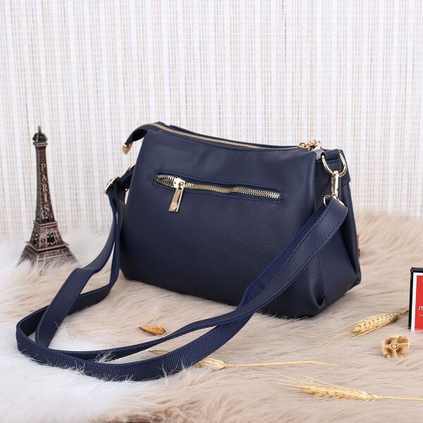 Motto Yeni Sezon Lacivert Yandan Asmalı Çanta