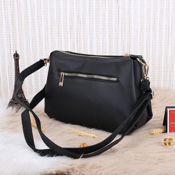 Motto Yeni Sezon Siyah Krokodil Yandan Asmalı Çanta