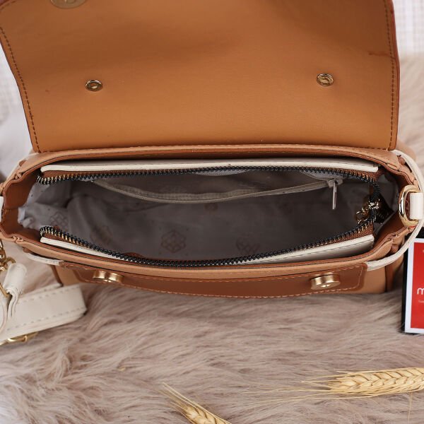 Motto Camel Yandan Asmalı Çanta