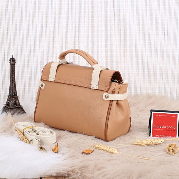 Motto Camel Yandan Asmalı Çanta