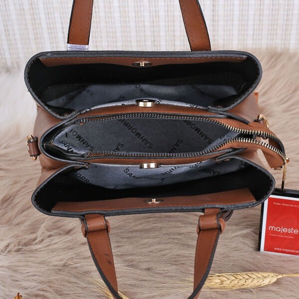 Sanmorris Taba Üç Gözlü Kadın Kol Çantası